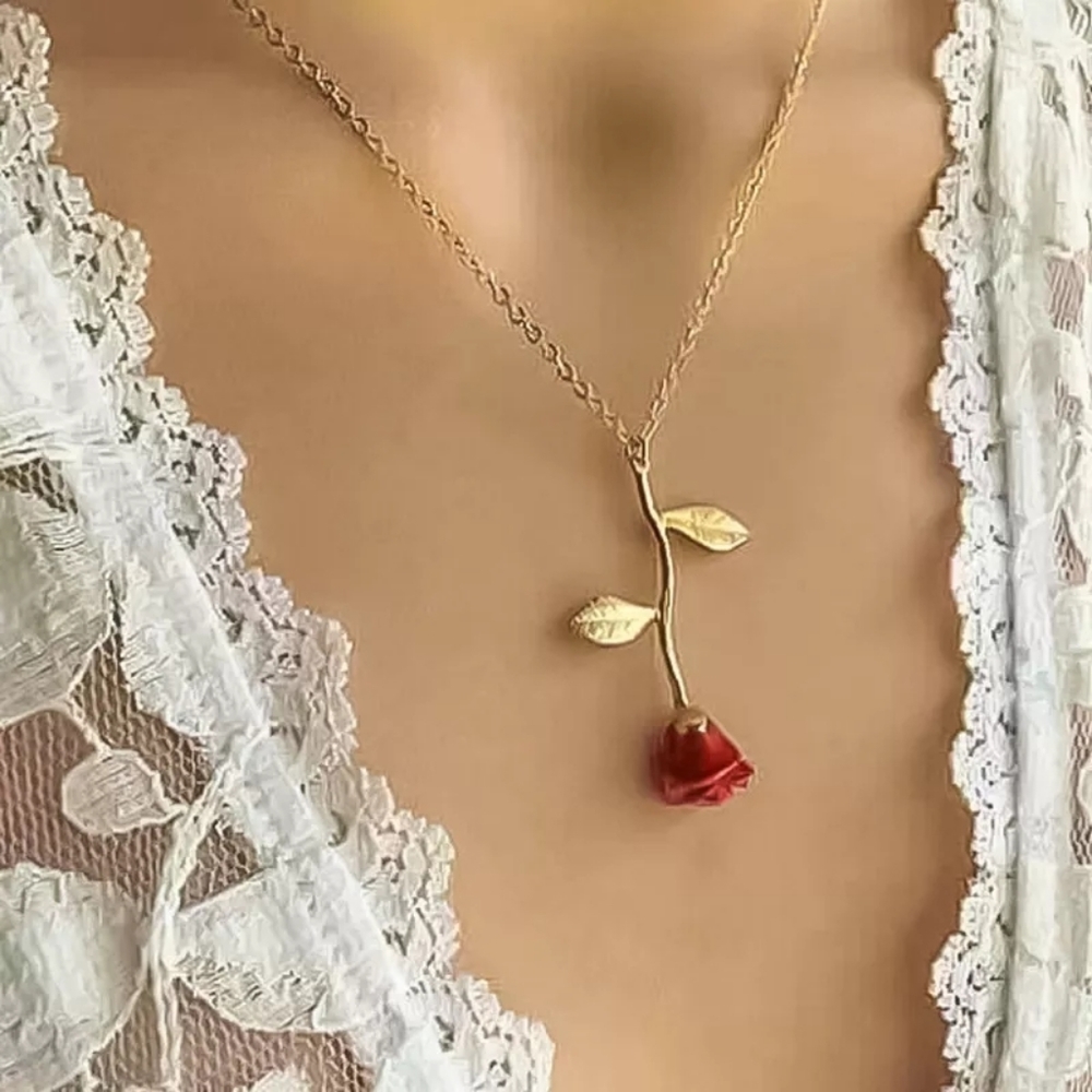 Rose Necklace Pendant
